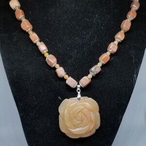 Carnelian & Red Onyx Necklace
